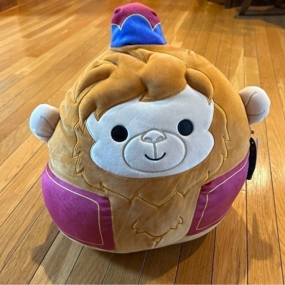 New NWT Kellytoy Squishmallows Disney Aladdin 16" Abu The Monkey Plush